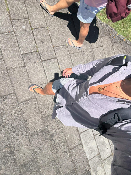 Camisa Lino Portofino Gris perla